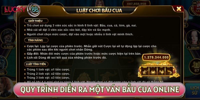 Bầu Cua Online có luật lệ và quy trình diễn ra đơn giản, dễ hiểu