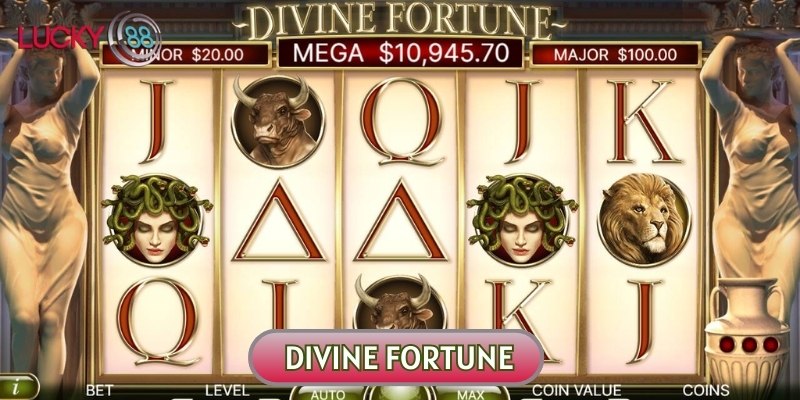 Divine Fortune là tựa game có chủ đề thần thoại Hy Lạp